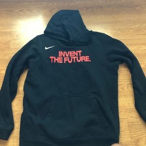 Nike eybl black hoodie with graphic